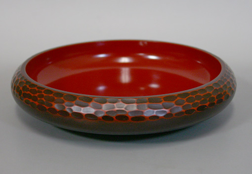 Kamakura bori style lacquerware bowl from Aizu