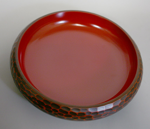 Kamakura bori style lacquerware bowl from Aizu