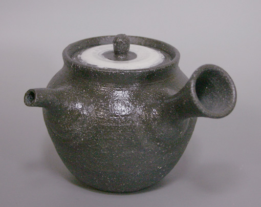Banko teapot -Kokudi teapot kyusu teapot by Shimizu Ushio
