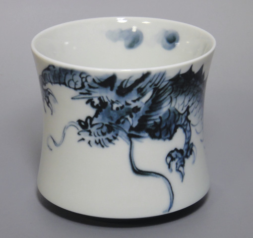 Blue dragon cup from Aokobo studio