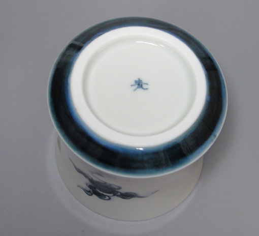 Blue dragon cup from Aokobo studio