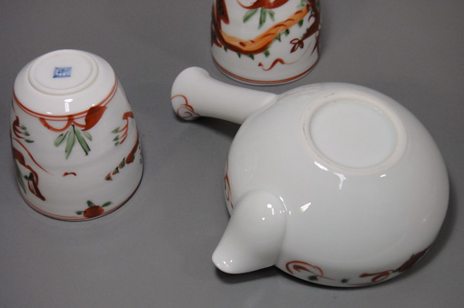 Red dragon sencha tea set