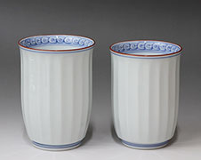 Arita yunomi cup for Japanese green tea