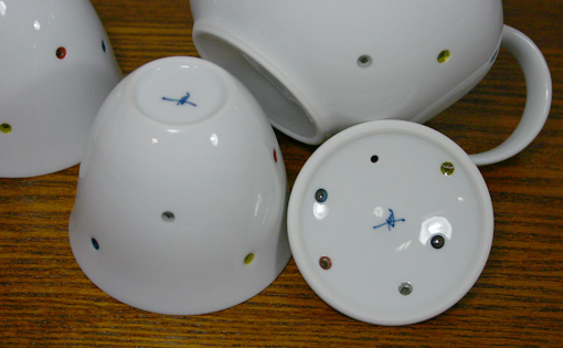 Suisho bori acua dot teapot and yunom