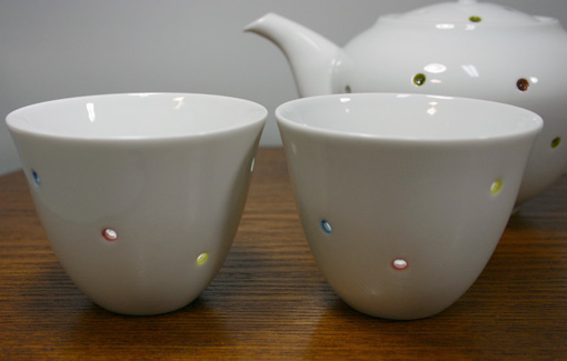 Suisho bori acua dot teapot and yunom