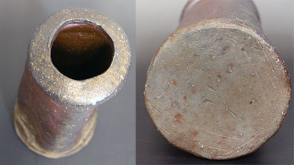 Bizen Sanbou (Three Sided) Flower Vase
