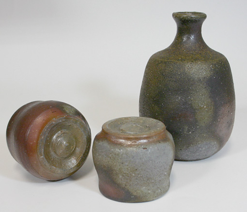Bizen sangiri sake set
