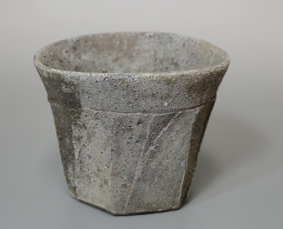 Japanese pottery - Bizen shochu cup