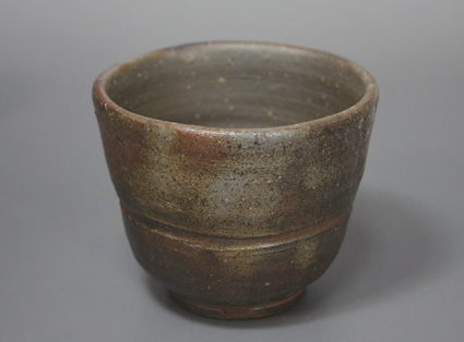 Japanese pottery - Bizen yunomi (teacup)