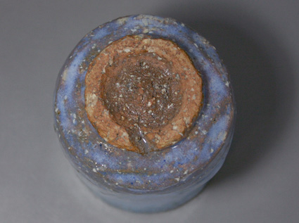 Hagi ware - Aohagi yunomi by Mukuhara Kashun