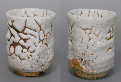 White hagi yunomi