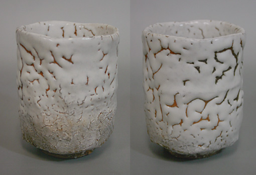 White hagi yunomi