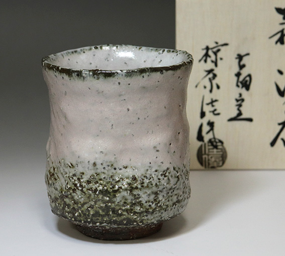 Japanese pottery - Hagiyaki Aohagi houhin by Noutomi Susumu