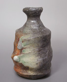 Iga yaki tokkuri sake bottle