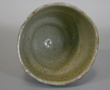 Gold foil yunomi from Kokuzo kiln