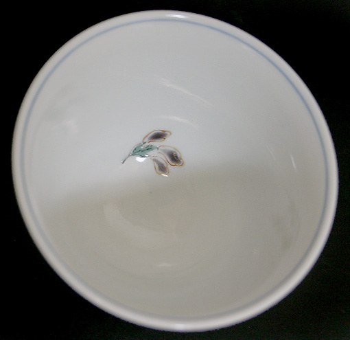 Kutani peony teacup