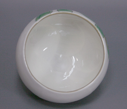 andpainted clematis yunomi teacup from Touan kiln