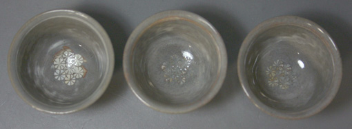 Kyoto ware kohiki mishima guinomi