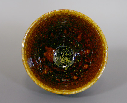Japanese pottery - Kizeto yunomi teacup