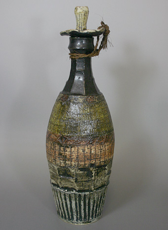 Earth tones bottle by Hayashi Hideki