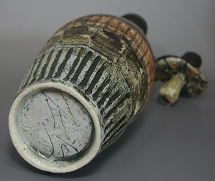 Ameyu glazed ippukuwan by Hayashi Hideki