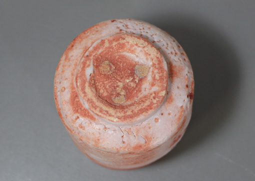 Japanese pottery - shino guinomi sake cup