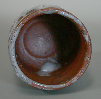 Japanese pottery - shino yunomi teacup