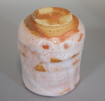 Japanese pottery - shino yunomi teacup