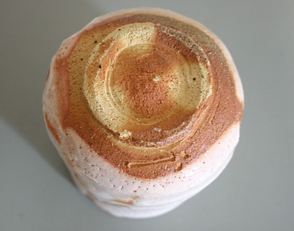 Japanese pottery - shino guinomi sake cup