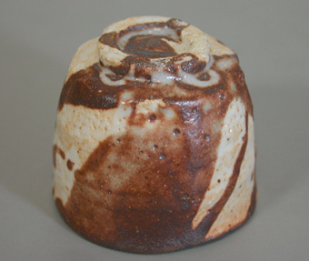 Japanese pottery - shino guinomi sake cup