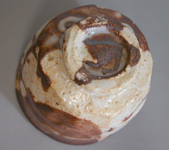Japanese pottery - shino guinomi sake cup
