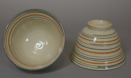 Japanese pottery - seto tea cups from Rizan kiln