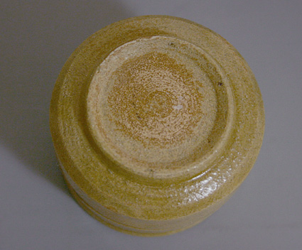 Japanese pottery -Ki-seto guinomi by Tobii Takashi