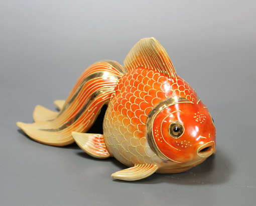 Kutani moriage goldfish
