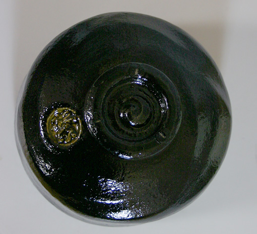 Japanese tea ceremony goods-  Kuro Raku Matcha bowl