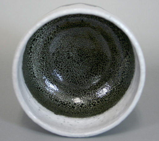 Fujiyama raku matcha bowl