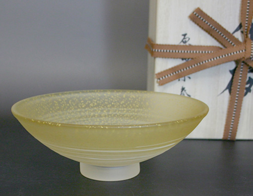 Glass summer chawan (Natsu chawan) 