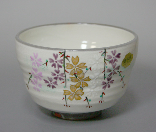 Cherry blossom matcha bowl