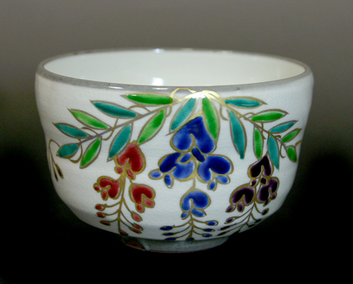 Wisteria matcha bowl