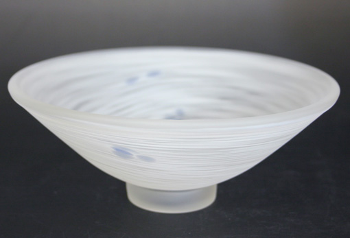 Glass summer chawan (Natsu chawan) by Yoshida Katsumi