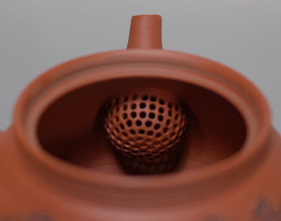 Japanese Tokoname handcrafted kyusu teapot by Fugetsu