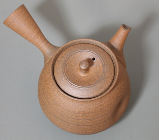 Japanese Tokoname kyusu teapot by Hokujo