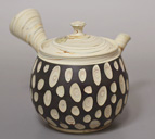 Handcrafted nerikomi teapot by Kenji