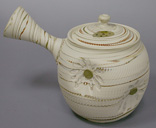 hakudei nerikomi flower teapot