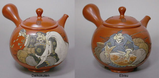 Tokoname teapots by Setsudo/Kodo 