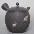 Japanese pottery - Tokoname kyusu teapot by Masahito