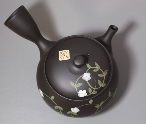 Japanese Tokoname shudei itome Teapot by Shoryu 