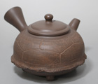 Japanese pottery Tokoname teapot by Touju