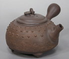 Japanese pottery Tokoname teapot by Touju