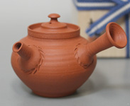 Japanese pottery Tokoname teapot by Yamada Sou